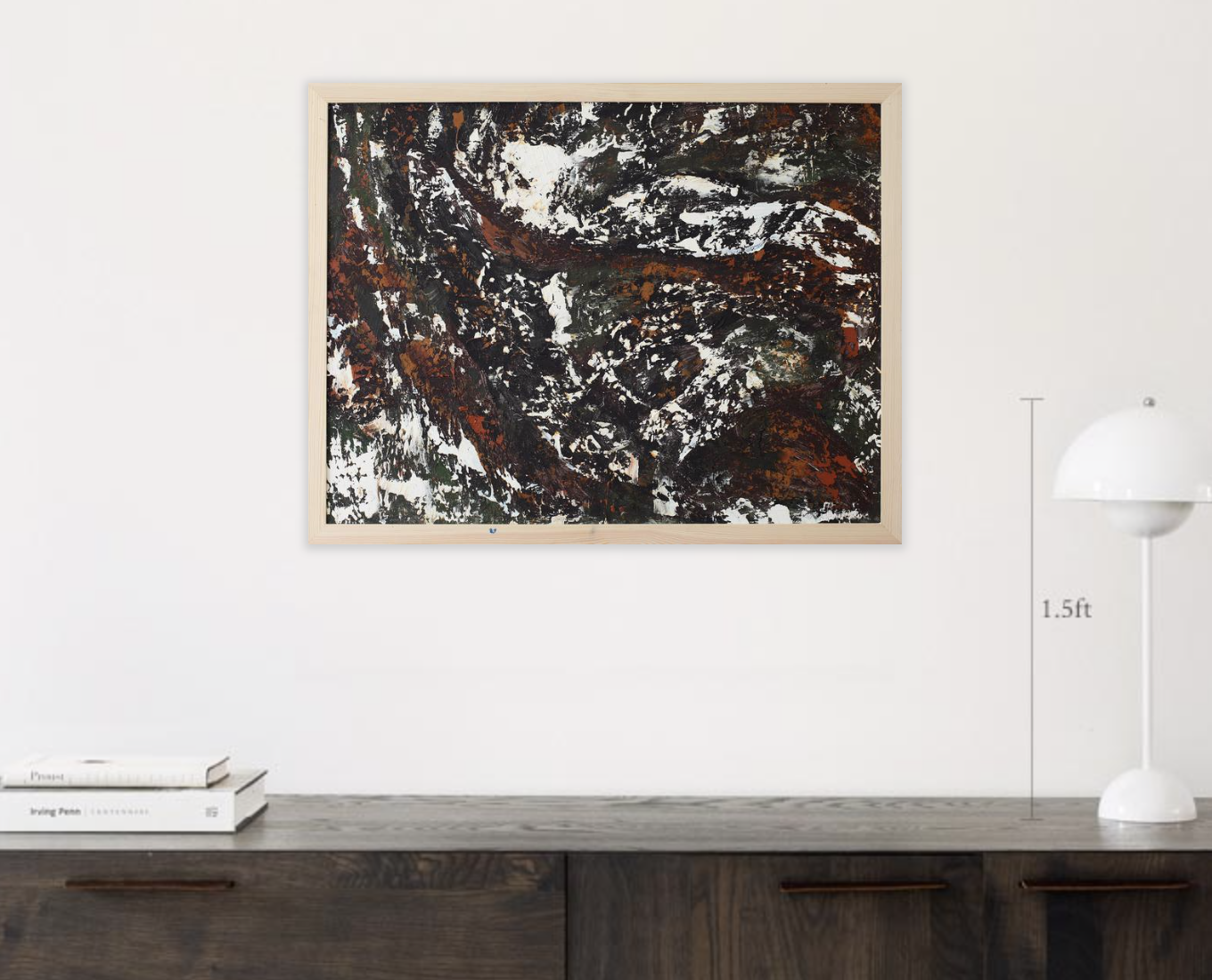 Картины абстракционизм для интерьера маслом в раме купить у художника 2019-III-9. Продается