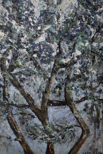 SOLD. Tree. Original oil painting on canvas 50*60 №26