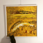  SOLD  Abstract Oil Painting original Texture 76Х76 №1