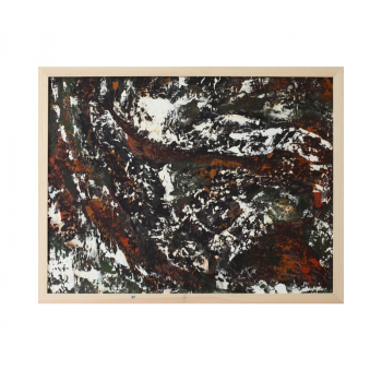 Landscape Abstract wall art brown Lora Pavlova III-9