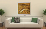  SOLD  Abstract Oil Painting original Texture 76Х76 №1