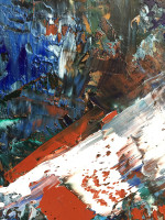 Картины для интерьера красный и голубой Восток. Частная коллекция (Беларусь)