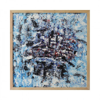   Abstract Oil Painting original Texture 2019 76Х76 III-31