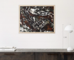 Картины абстракционизм для интерьера маслом в раме купить у художника 2019 60Х80